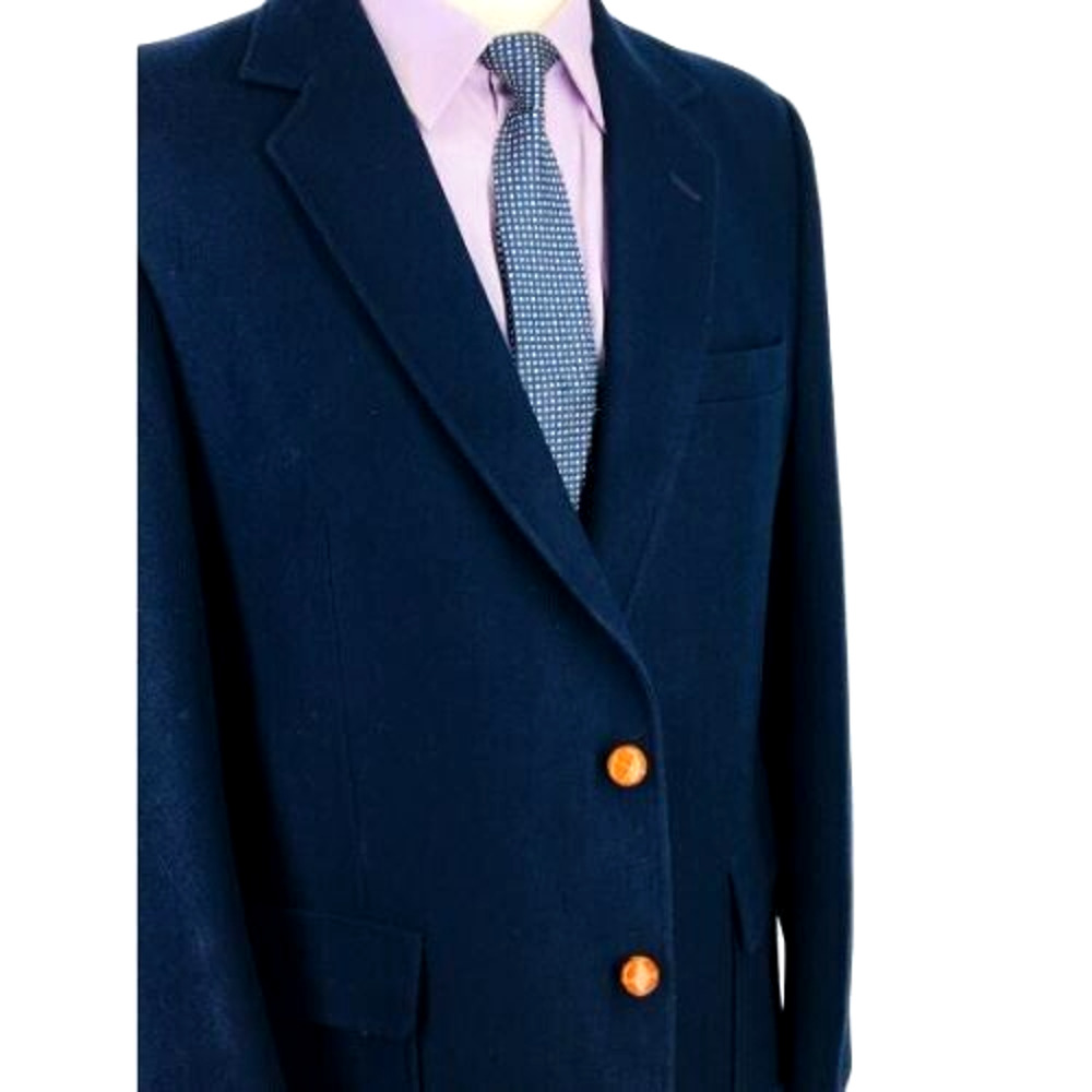 42L Haggar Imperial USA Mens Vintage 2 Bttn Wool Blazer Sport Coat Jacket Mint!